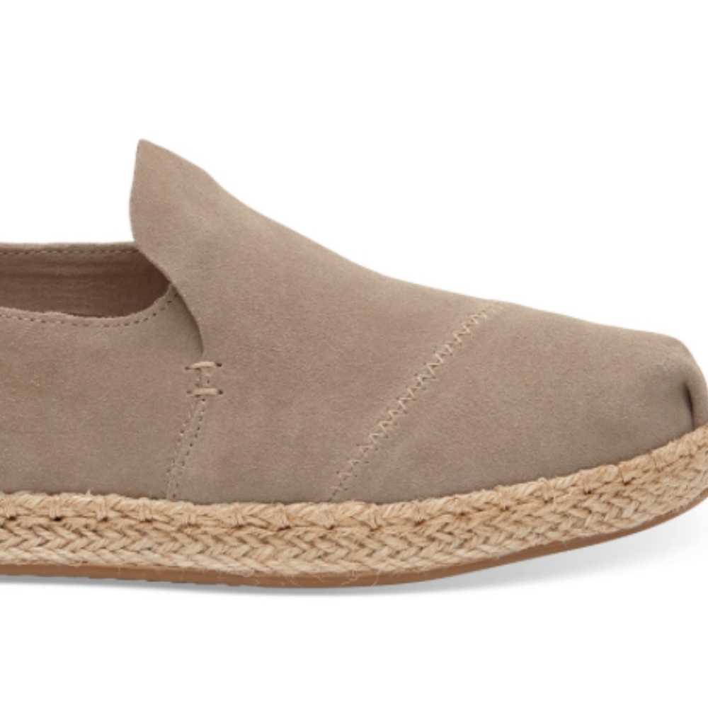 TOMS Womens Desert Taupe Alpargatas - Picture 3 of 5